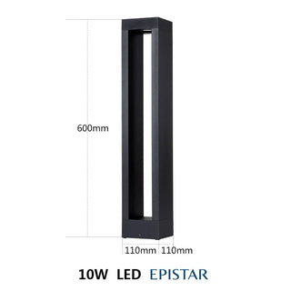 Jackson LED Outdoor Lawn Lamp Modern  Ultra Slim LED Panel Lighting