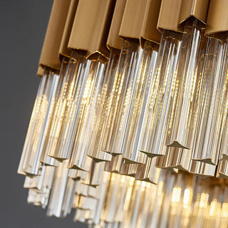 Marianne Chandelier Modern  Bohemian Rattan Woven Pendant