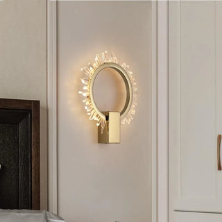 Zynella Crystal Ring Modern  Ultra Slim LED Panel Lighting