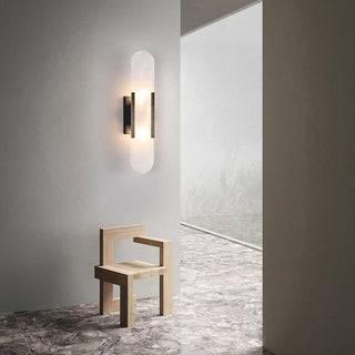 Royal Marble Wall Lamp Opulent Modern  Art Deco Inspired Illumination