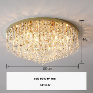 Mayfair Crystal Lamp Modern  Scandinavian Wooden Accent Light