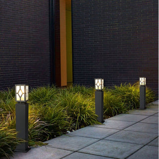 Square Courtyard Lamp Decorative Modern  Elegant Teardrop LED Pendant
