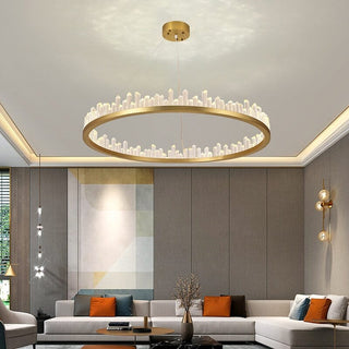 HANA Luxury Chandelier Modern  Rustic Industrial Hanging Lamp