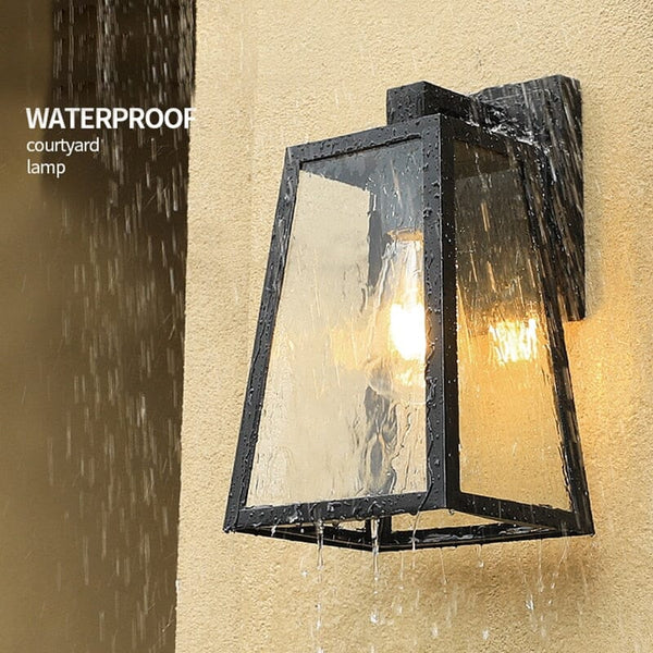Artistic Outdoor Lampshade Modern  Scandinavian Wooden Accent Light - Zynella