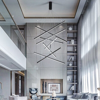 Modern Duplex Chandelier Modern  Opulent Multi-Tier Crystal Chandelier