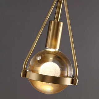 Rowan Nordic Gold Pendants Refined Modern  Elegant Teardrop LED Pendant
