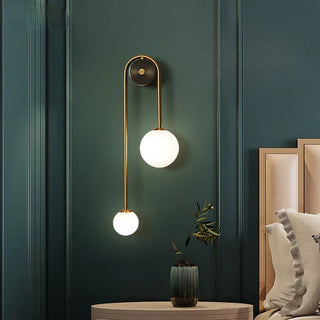 Alice Orb LED Wall Lamp Modern  Contemporary Crystal Statement Fixture