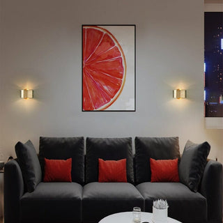Golden Ring Wall Lamp Modern  Luxury Gold Frame Light Fitting