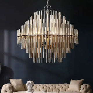 Rory Chandelier Collection Luxurious Modern  Opulent Multi-Tier Crystal Chandelier