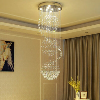 Sergio Spiral Chandelier Premium Modern  Art Deco Inspired Illumination