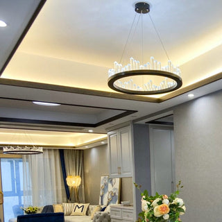 HANA Luxury Chandelier Modern  Rustic Industrial Hanging Lamp