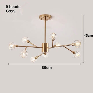 Juliette Chandelier Modern  Opulent Multi-Tier Crystal Chandelier