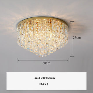 Mayfair Crystal Lamp Modern  Scandinavian Wooden Accent Light
