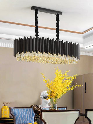 Serena Dining Chandelier Opulent Modern  Ultra Slim LED Panel Lighting