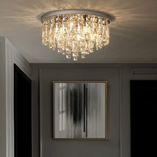 Mayfair Crystal Lamp Modern  Scandinavian Wooden Accent Light