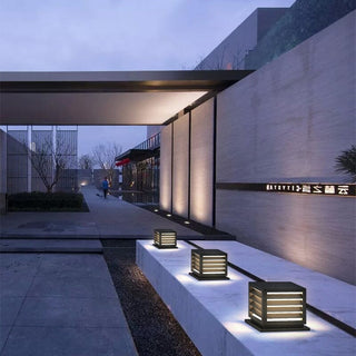 Waterproof Courtyard Stigma Lamp Decorative Modern  Minimalist Round Flush Mount