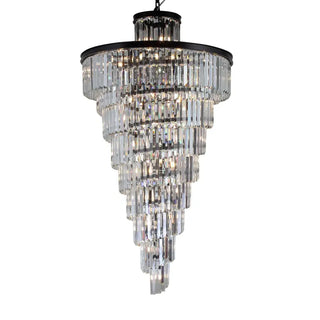 Elena Chandelier Modern  Opulent Multi-Tier Crystal Chandelier