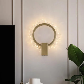 Zynella Crystal Ring Modern  Ultra Slim LED Panel Lighting
