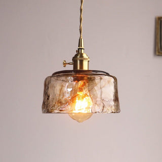 Amirino Glass Lights Modern  Classic Drum Shade Ceiling Light