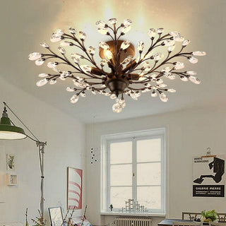 Flower Ceiling Light Modern  Elegant Teardrop LED Pendant