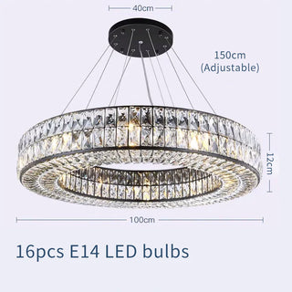 Martha Chandelier Modern  Ultra Slim LED Panel Lighting