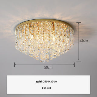 Mayfair Crystal Lamp Modern  Scandinavian Wooden Accent Light