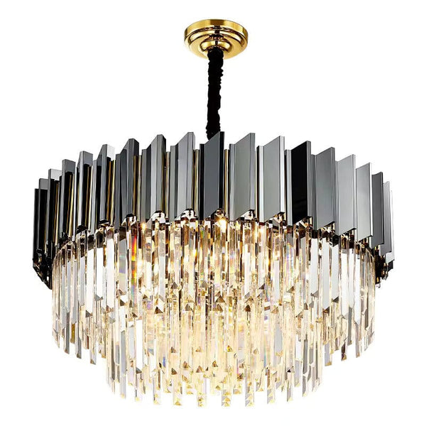 Cuban Grey Chandelier Modern  Rustic Industrial Hanging Lamp - Zynella
