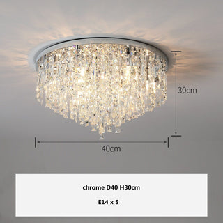 Mayfair Crystal Lamp Modern  Scandinavian Wooden Accent Light