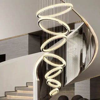 Finley Crystal Chandelier Modern  Luxury Marble Base Table Lamp