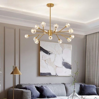 Juliette Chandelier Modern  Opulent Multi-Tier Crystal Chandelier