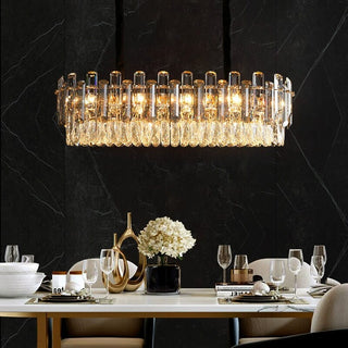 Timothy Collection Premium Modern  Contemporary Crystal Statement Fixture