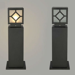 Square Courtyard Lamp Decorative Modern  Elegant Teardrop LED Pendant