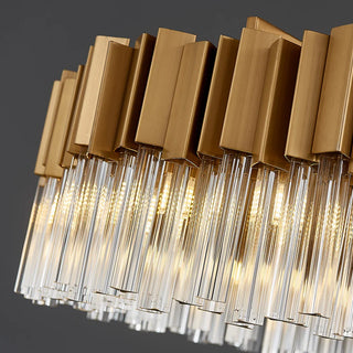 Marianne Chandelier Modern  Bohemian Rattan Woven Pendant