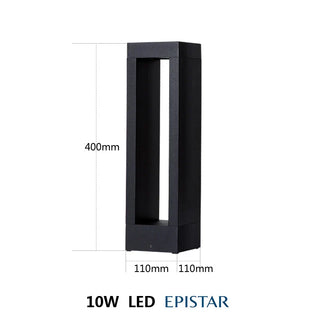 Jackson LED Outdoor Lawn Lamp Modern  Ultra Slim LED Panel Lighting