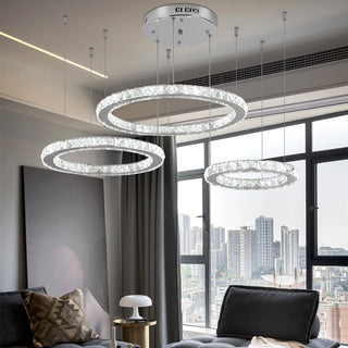 Carter Ring Chandelier Modern  Ornate Antique Finish Fixture