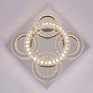 Nina 5 Ring Chandelier Modern  Art Deco Inspired Illumination