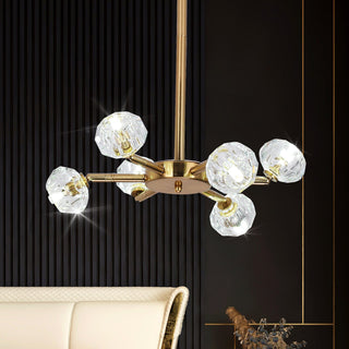 Hafsa Crystal LED Hanging Light Modern  Luxury Marble Base Table Lamp