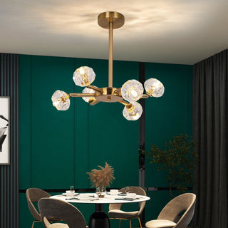 Hafsa Crystal LED Hanging Light Modern  Luxury Marble Base Table Lamp