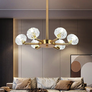 Hafsa Crystal LED Hanging Light Modern  Luxury Marble Base Table Lamp