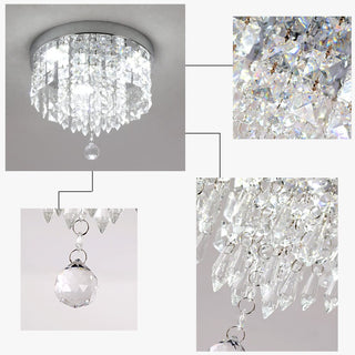 Hauqi Crystal Ceiling Chandelier Modern  Art Deco Inspired Illumination