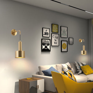 Alma Gold Wall Lamp Modern  Art Deco Inspired Illumination