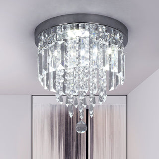 Hauqi Crystal Ceiling Chandelier Modern  Art Deco Inspired Illumination