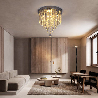 Hauqi Crystal Ceiling Chandelier Modern  Art Deco Inspired Illumination
