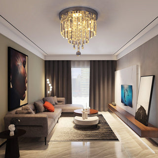 Hauqi Crystal Ceiling Chandelier Modern  Art Deco Inspired Illumination