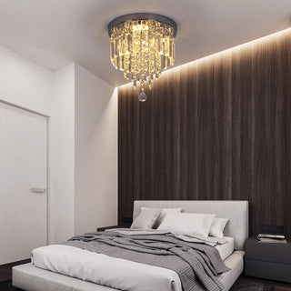 Hauqi Crystal Ceiling Chandelier Modern  Art Deco Inspired Illumination