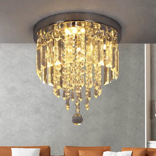 Hauqi Crystal Ceiling Chandelier Modern  Art Deco Inspired Illumination