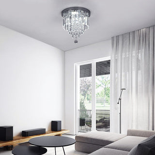 Hauqi Crystal Ceiling Chandelier Modern  Art Deco Inspired Illumination