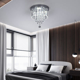 Hauqi Crystal Ceiling Chandelier Modern  Art Deco Inspired Illumination