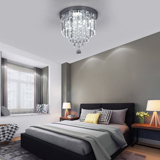 Hauqi Crystal Ceiling Chandelier Modern  Art Deco Inspired Illumination