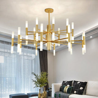 Fernandez Chandelier Modern  Luxury Gold Frame Light Fitting